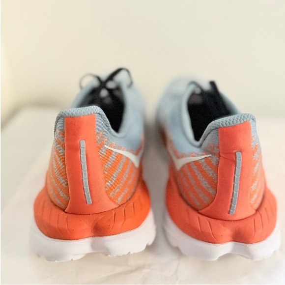 Hoka One One Mach 5 Men’s Mountain Spring Puffin's Bill Blue Orange Size 7D - Picture 7 of 10